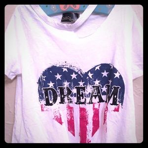 Girls Chic 2 Chic white graphic T-shirt